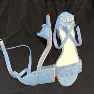 Forever 21 denim heels